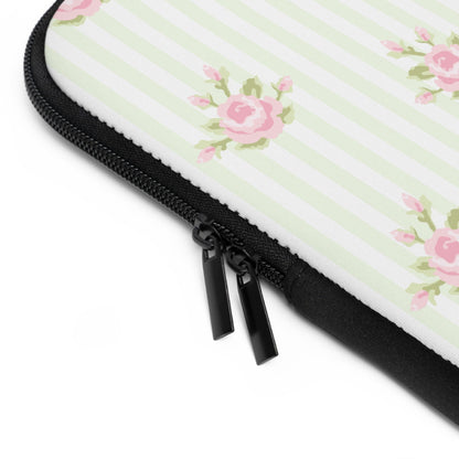 Customizable: Floral Laptop Sleeve, Elegant Computer Case for Women, Perfect Gift for Students, Mother's Day, Accessories for Tech Lovers