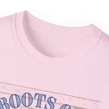 Western Song Cowboy Women's T-Shirt, Boots Graphic T-Shirt, Rural Lifestyle Top, Country Music Concert Apparel, Vintage Ranch Style Shirt