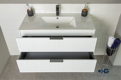 Sorrento 36" White Bathroom Cabinet