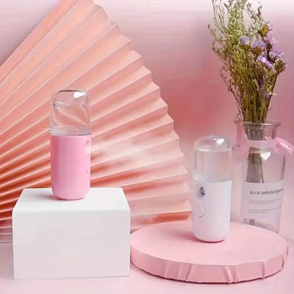Nano Mist Facial Steamer – Portable 30ml Cool Mist Sprayer for Skin Hydration and Refreshing