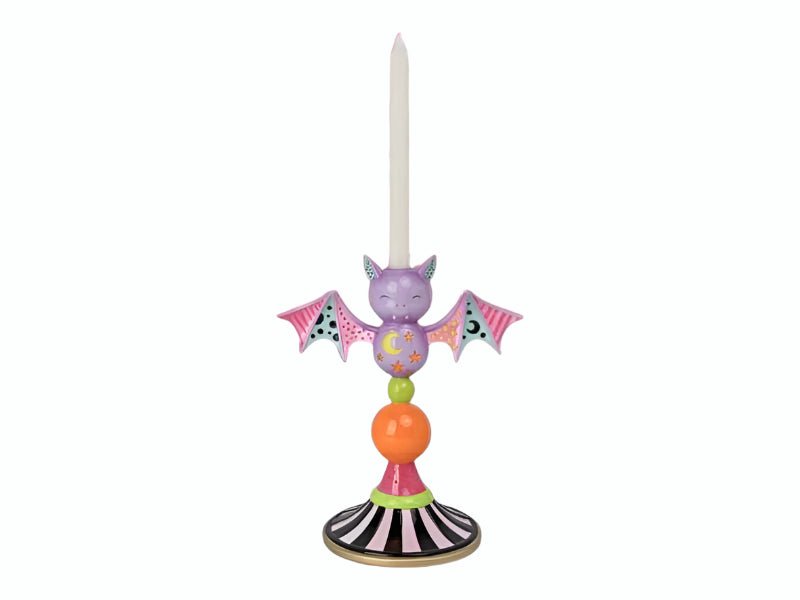 11.5" Resin Bat Candle Holder