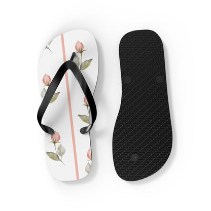 Customizable: Floral Flip Flops - Summer Footwear, Beach Sandals, Vacation Essentials, Gift for Her