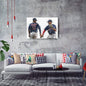Rafael Devers & Xander Bogaerts Canvas Art – Boston Red Sox Wall Decor