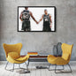 Tim Duncan & David Robinson Canvas Art – San Antonio Spurs Wall Decor