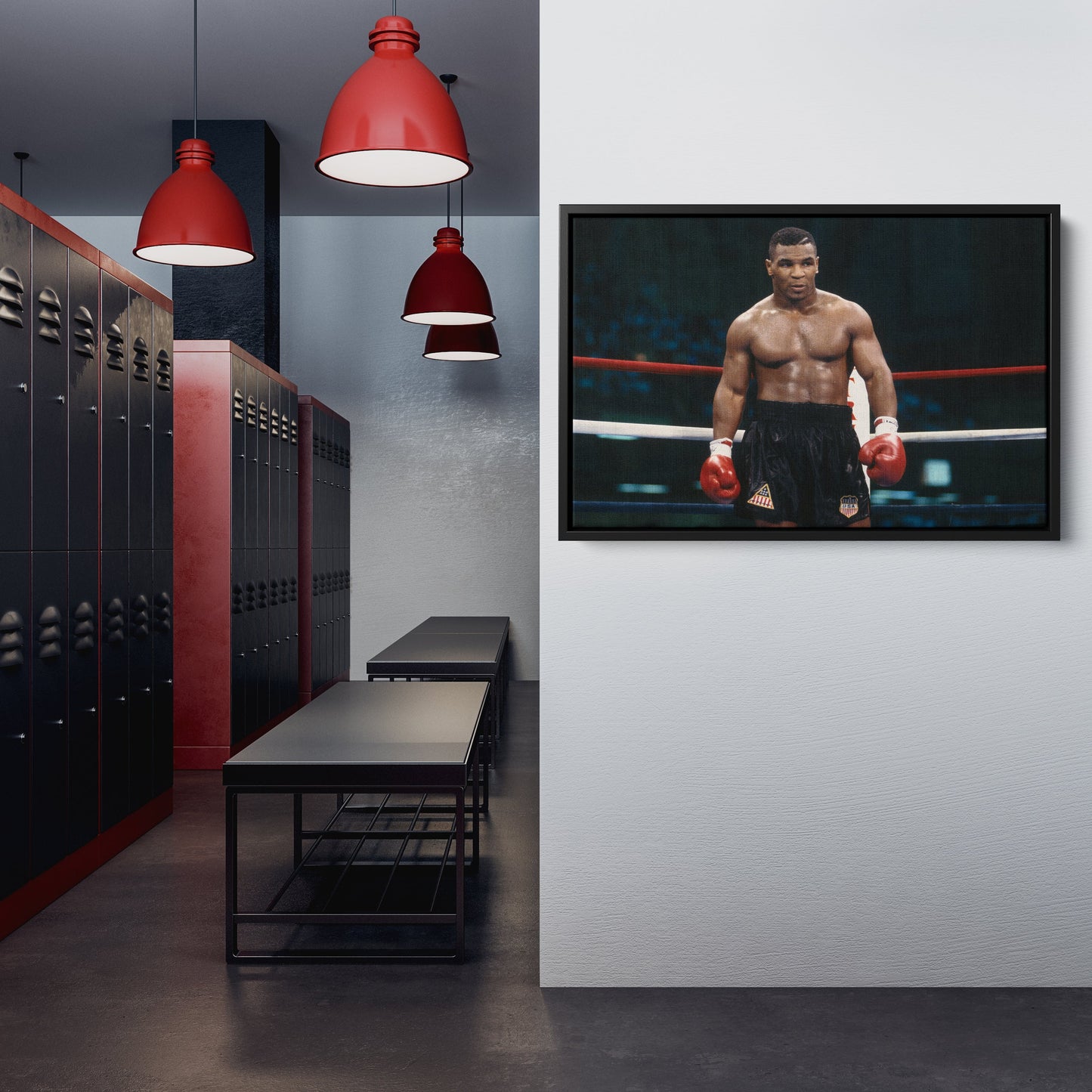 Mike Tyson Canvas – Iron Mike Boxing Wall Art Print