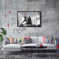 Star Wars - Darth Vader vs Luke Skywalker Fight Canvas Wall Art Decor