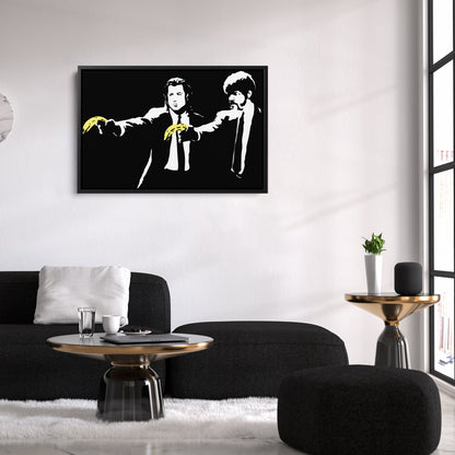 Pulp Fiction Banana Canvas – Funny Movie Wall Art