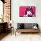 Pulp Fiction Canvas Art – Uma Thurman Movie Wall Decor