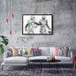 Tyreek Hill & Jaylen Waddle Canvas Art – Miami Dolphins Wall Decor