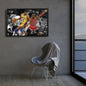Michael Jordan & Magic Johnson Canvas – Bulls Lakers Basketball Wall Art for Home