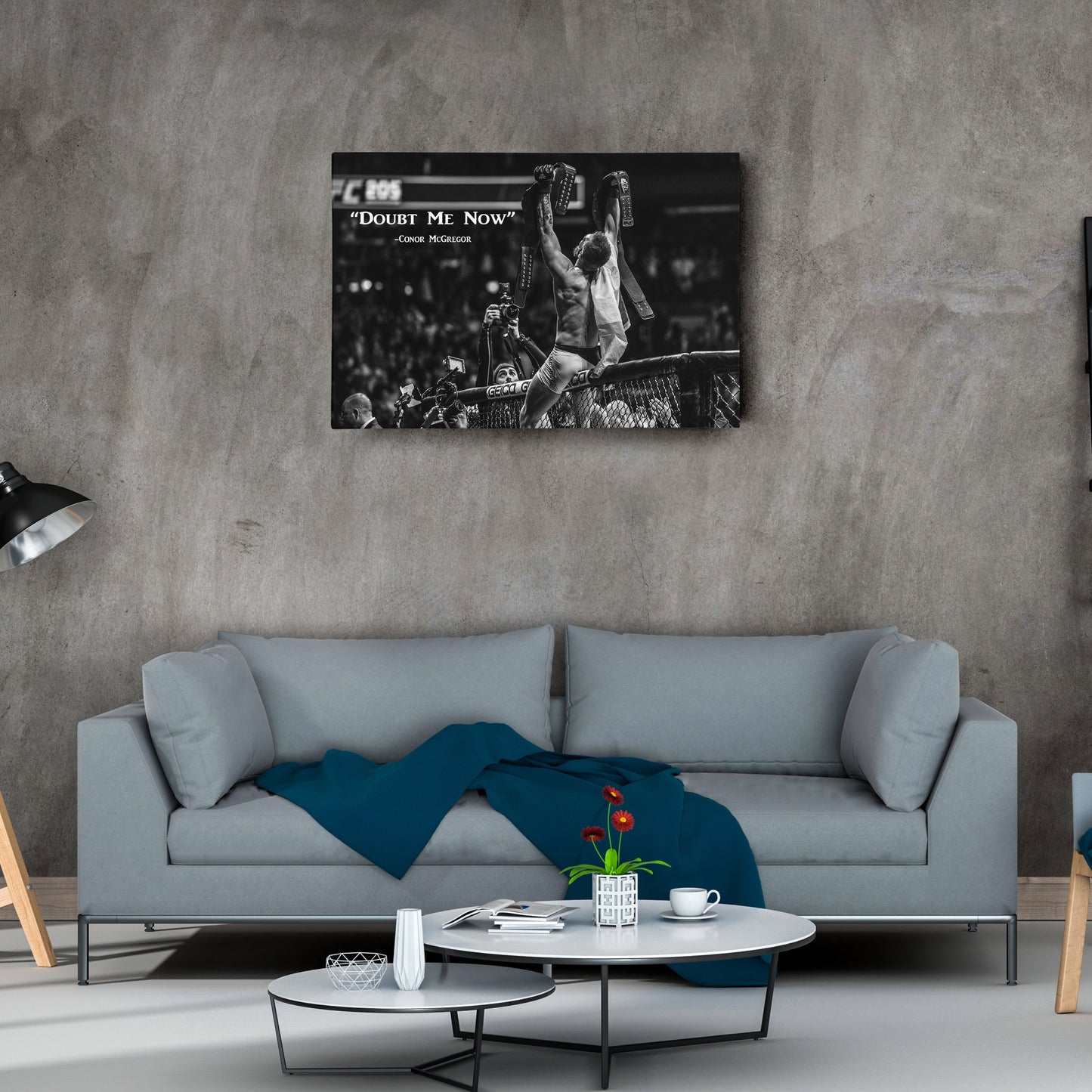 Conor McGregor Quote Canvas Art – MMA Wall Decor
