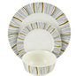 Gibson Home Classic Burst Decorated 12 Piece Dinnerware Set