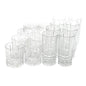 Gibson Home Jewelite 16 Piece Tumbler and Double Old Fashioned Glass | Kitchen + Metal