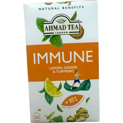 Ahmad Tea Immune Boosting Tea Blend - Herbal Support for Wellness and Vitality