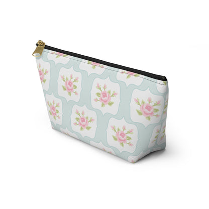 Customizable: Chic Floral Accessory Pouch, Makeup Bag, Cosmetic Case, Toiletries Organizer, Gift for Her