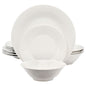 Gibson Home Everyday 12 Piece Round Fine Ceramic Dinnerware Set in