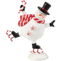 8.5" Skating Snowman Figurine