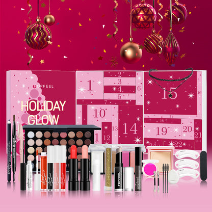Makeup Set Earth Tone Eyeshadow Lip Gloss Lipstick And Other Suitable For Beginners