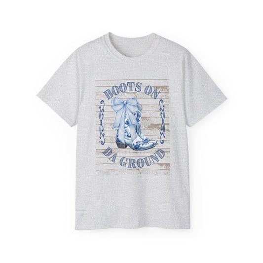 Western Song Cowboy Women's T-Shirt, Boots Graphic T-Shirt, Rural Lifestyle Top, Country Music Concert Apparel, Vintage Ranch Style Shirt