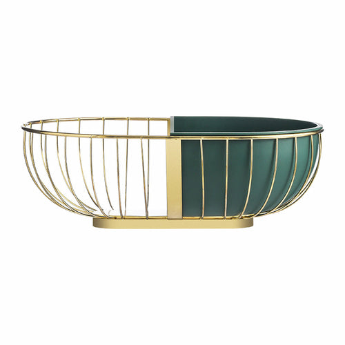 Metal Hollowed Out Fruit Vegetable Snack Tray Bowl Basket | Kitchen Essentials | Kitchen + Metal