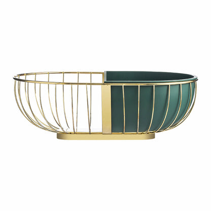 Metal Hollowed Out Fruit Vegetable Snack Tray Bowl Basket | Kitchen Essentials | Kitchen + Metal