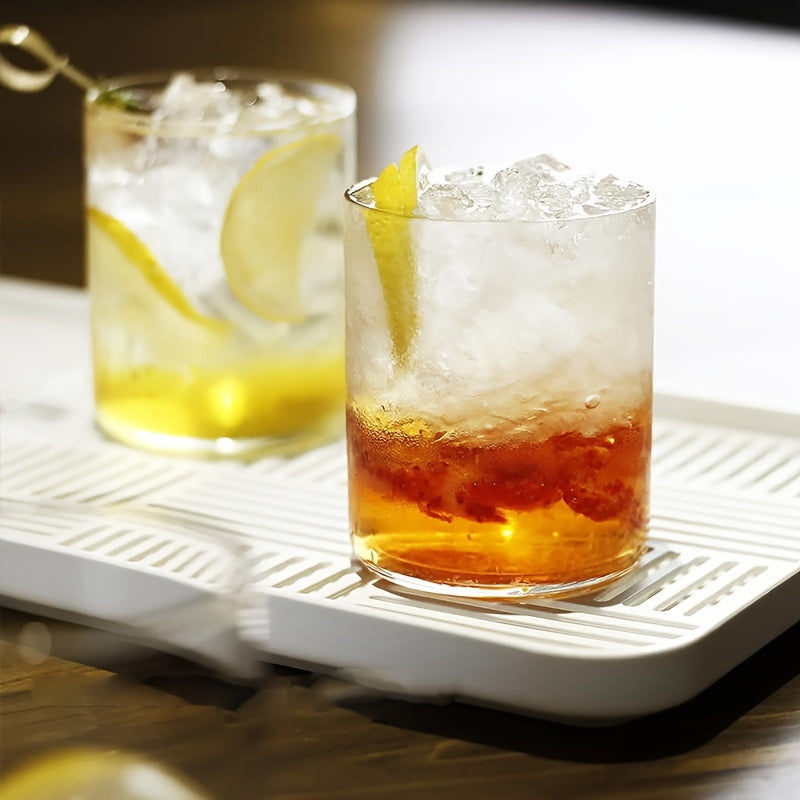 6pcs Borosilicate Glass Drinking Cups Set, 250/400ml Clear Highball