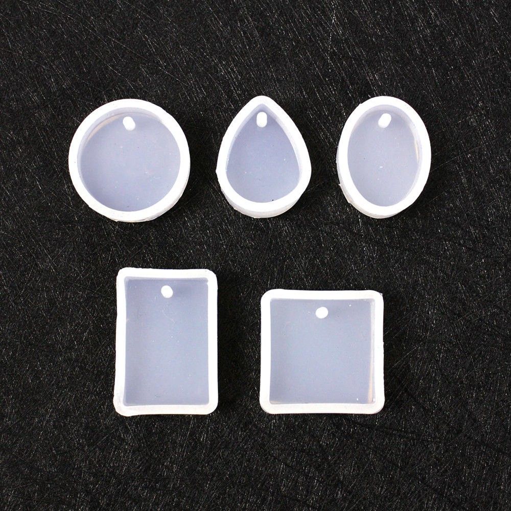 11Pc/set Silicone Pendant DIY Molds Resin