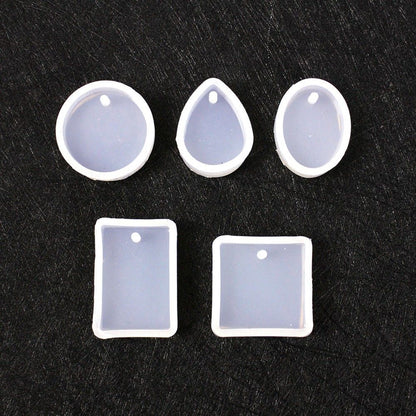 11Pc/set Silicone Pendant DIY Molds Resin