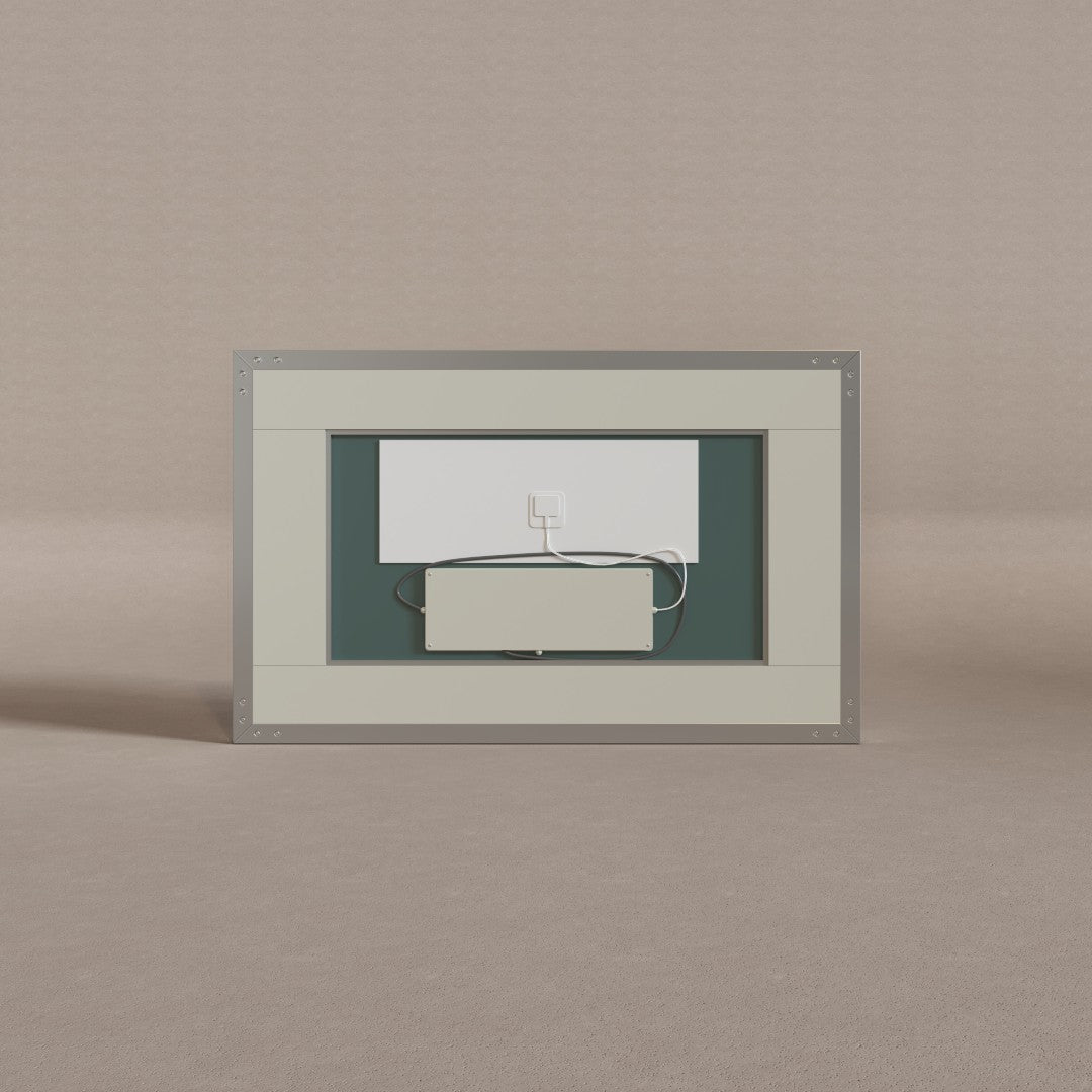 Eviva Illuminate LED Bathroom Mirror – Chrome Aluminum Frame (EVMR550 Series)