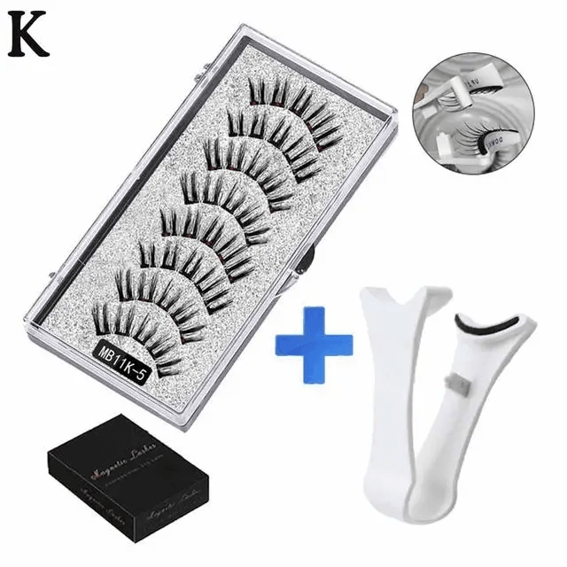 Reusable 3D Magnetic Eyelashes