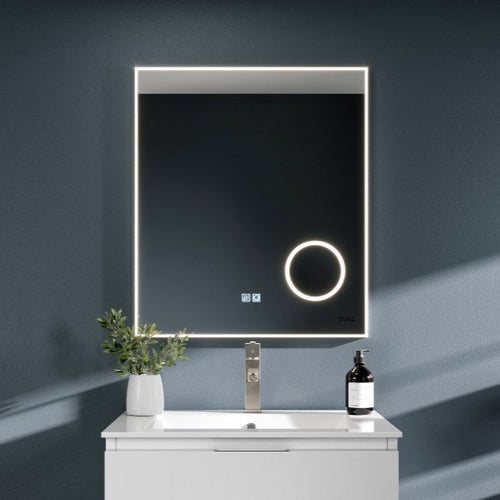 Eviva Illuminate LED Bathroom Mirror – Chrome Aluminum Frame (EVMR550 Series)