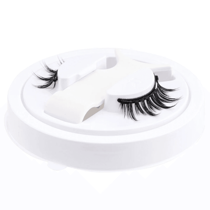Reusable Magnetic Eyelashes Set Mink Lashes with Tweezers