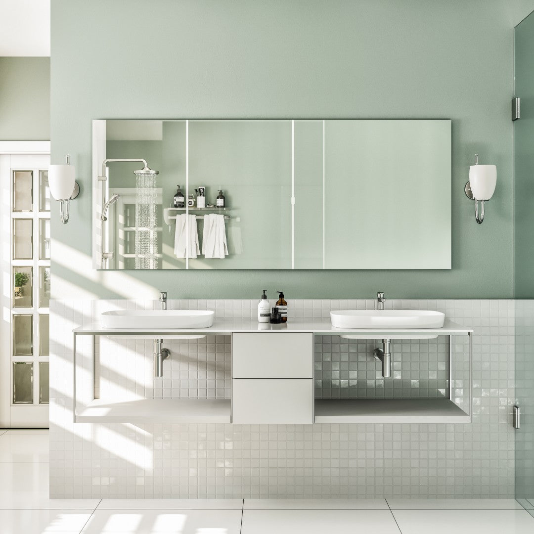 Eviva Sleek Frameless Mirror