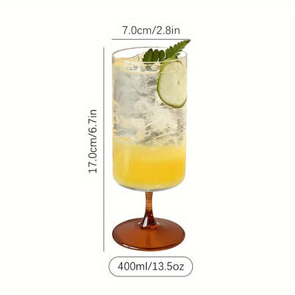 Elegant Stemmed Water Glasses Set, Multipurpose Reusable Insulated