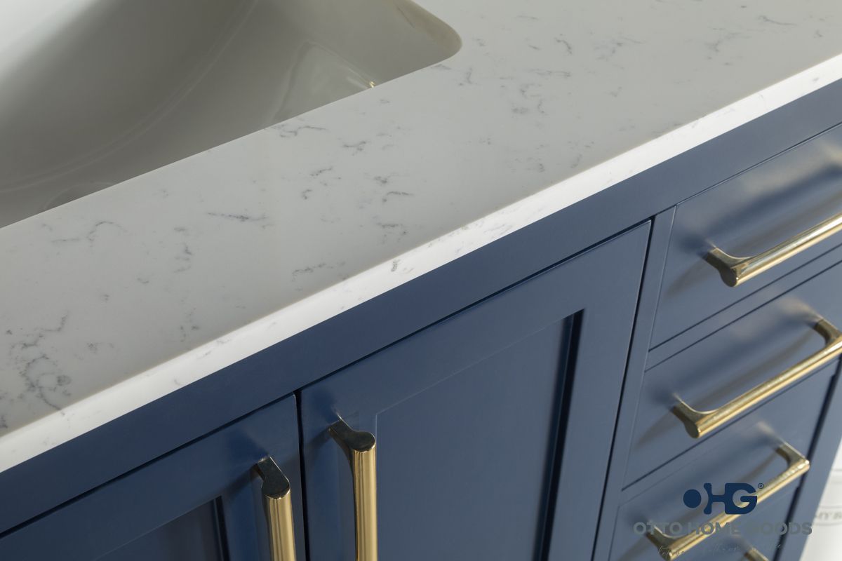 Ashley 36" Blue Bathroom Cabinet