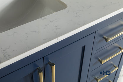 Ashley 36" Blue Bathroom Cabinet