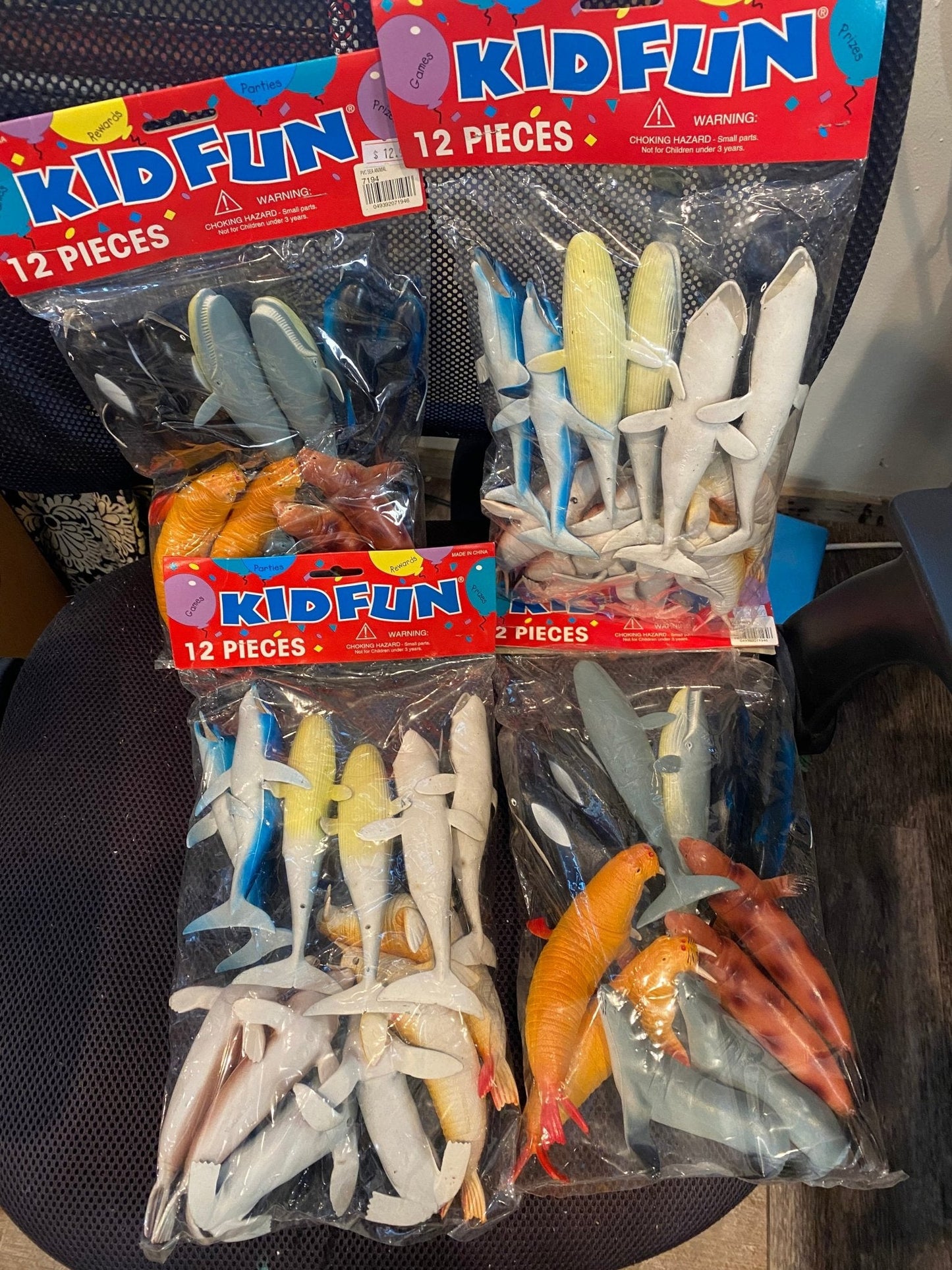 12 Piece Ocean Animals