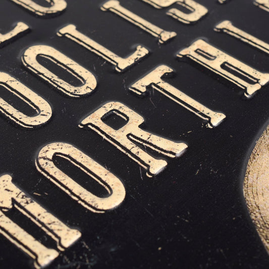 24" Welcome Foolish Mortals Stake