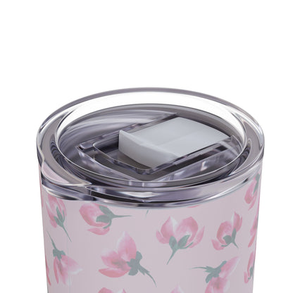 Customizable: Floral Pattern Tumbler, Personalized Gift for Coffee Lovers, Travel Mug for Women, Insulated Drinkware, Trendy Water Bottle