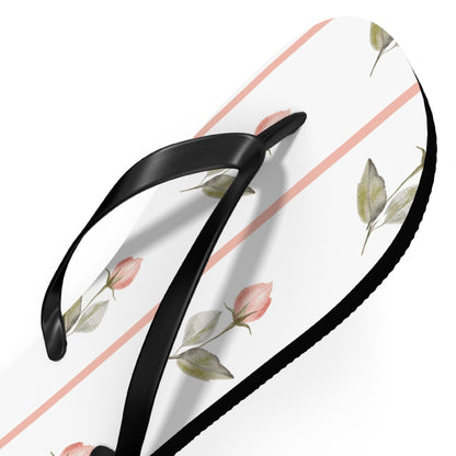 Customizable: Floral Flip Flops - Summer Footwear, Beach Sandals, Vacation Essentials, Gift for Her
