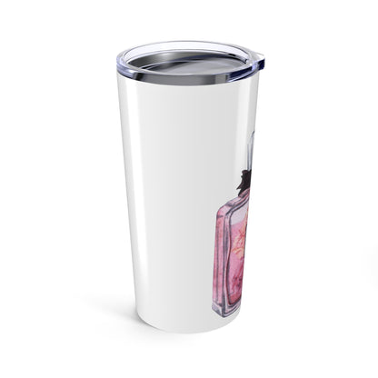 Customizable: Floral Perfume Tumbler 20oz | Elegant Drinkware Gift | Perfect for Birthdays, Weddings, Anniversaries, Floral Lovers, Home Decor