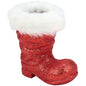 6" Glitter Santa Boot Sitter