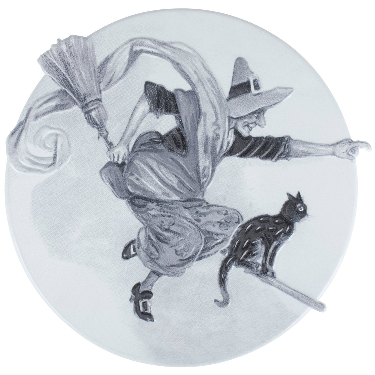 18" Nimbus Witch Wall Decor