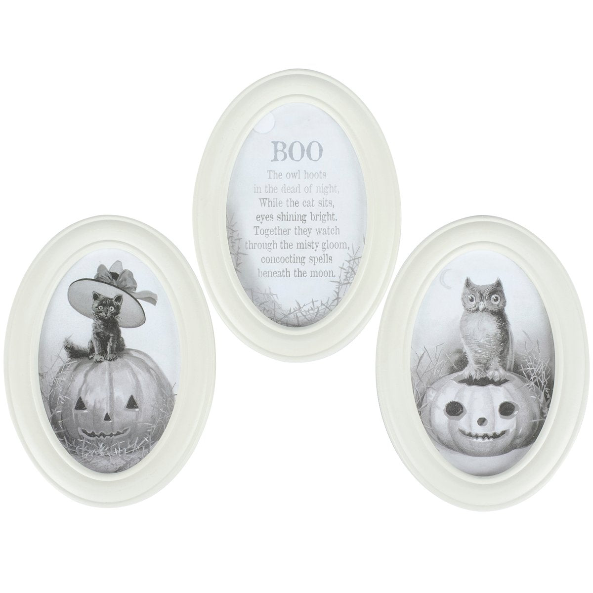 8" - Boo Hanging Decor Set of 3
