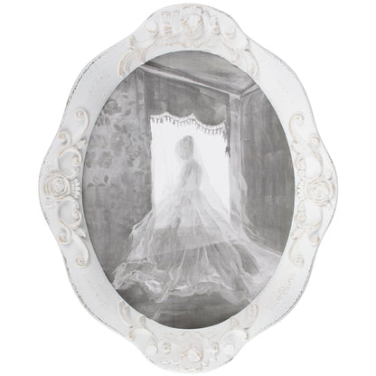 19" Ghost Lady Framed Wall Art