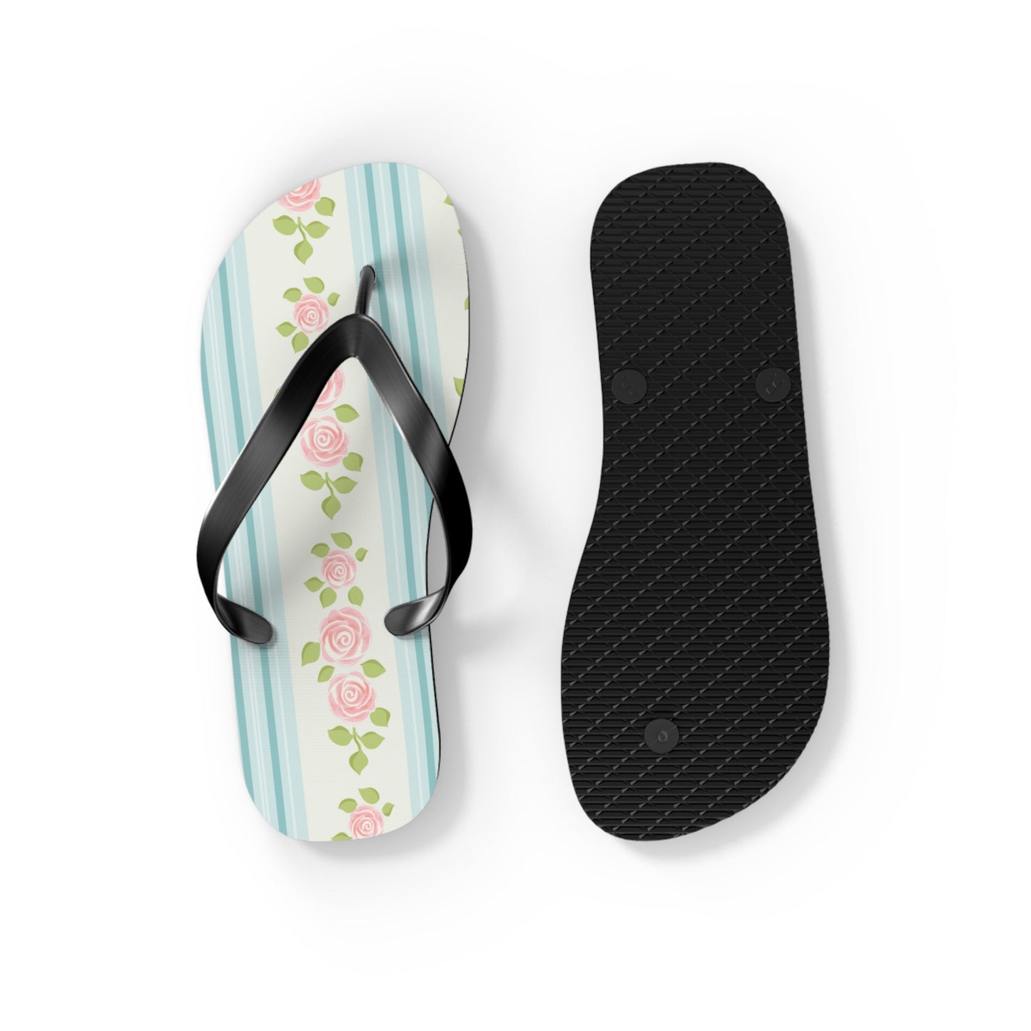 Customizable: Floral Flip Flops | Stylish Summer Sandals | Beach Footwear | Vacation Essentials | Poolside Comfort | Garden Party Sandals