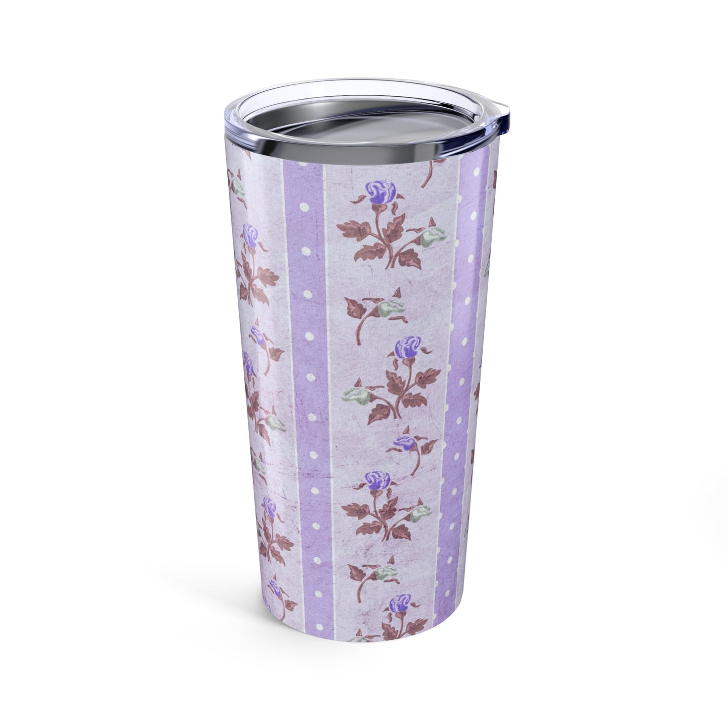 Customizable: Floral Design Tumbler - Stylish 20oz Travel Mug for Coffee Lovers, Gifts for Her, Outdoor Adventures, Home Decor, Mother's Day Gift