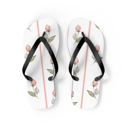 Customizable: Floral Flip Flops - Summer Footwear, Beach Sandals, Vacation Essentials, Gift for Her