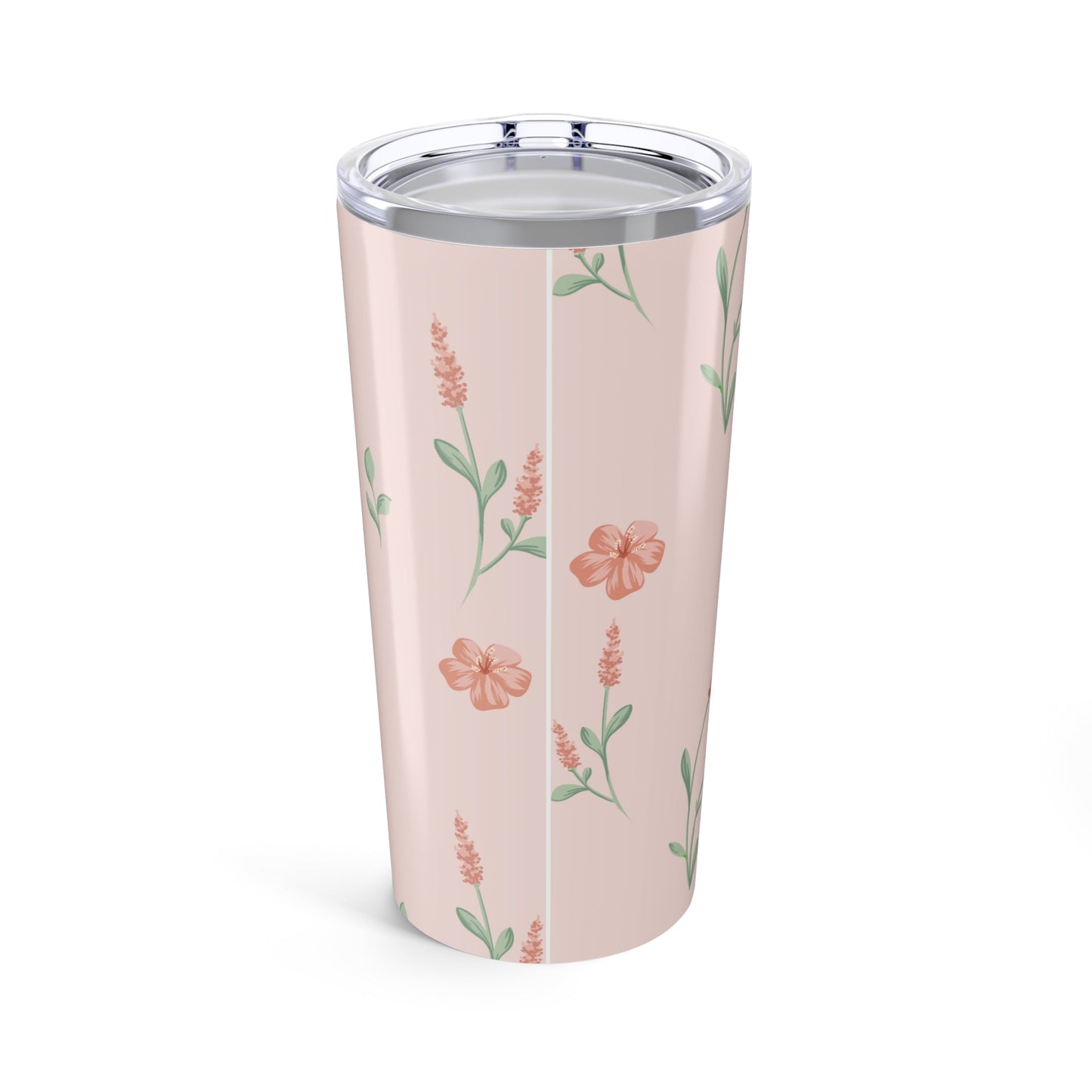 Customizable: Floral Tumbler 20oz, Coffee Travel Mug, Gift for Garden Lovers, Insulated Drinkware, Birthday Present, Spring Vibes