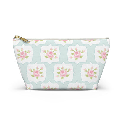 Customizable: Chic Floral Accessory Pouch, Makeup Bag, Cosmetic Case, Toiletries Organizer, Gift for Her